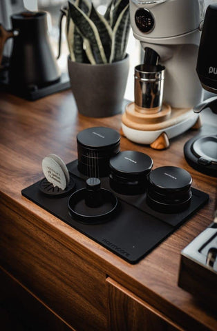 Normcore Tamp Mat is dishwasher-safe for quick, hygienic cleaning after service