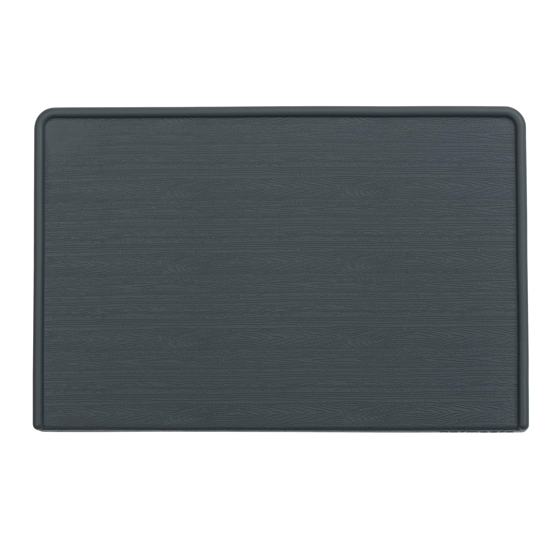 Normcore Dark silicone mat is waterproof and heat-resistant for busy setups