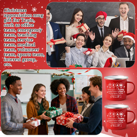 Norme cohesive team gift mug in red, great for employee appreciation.