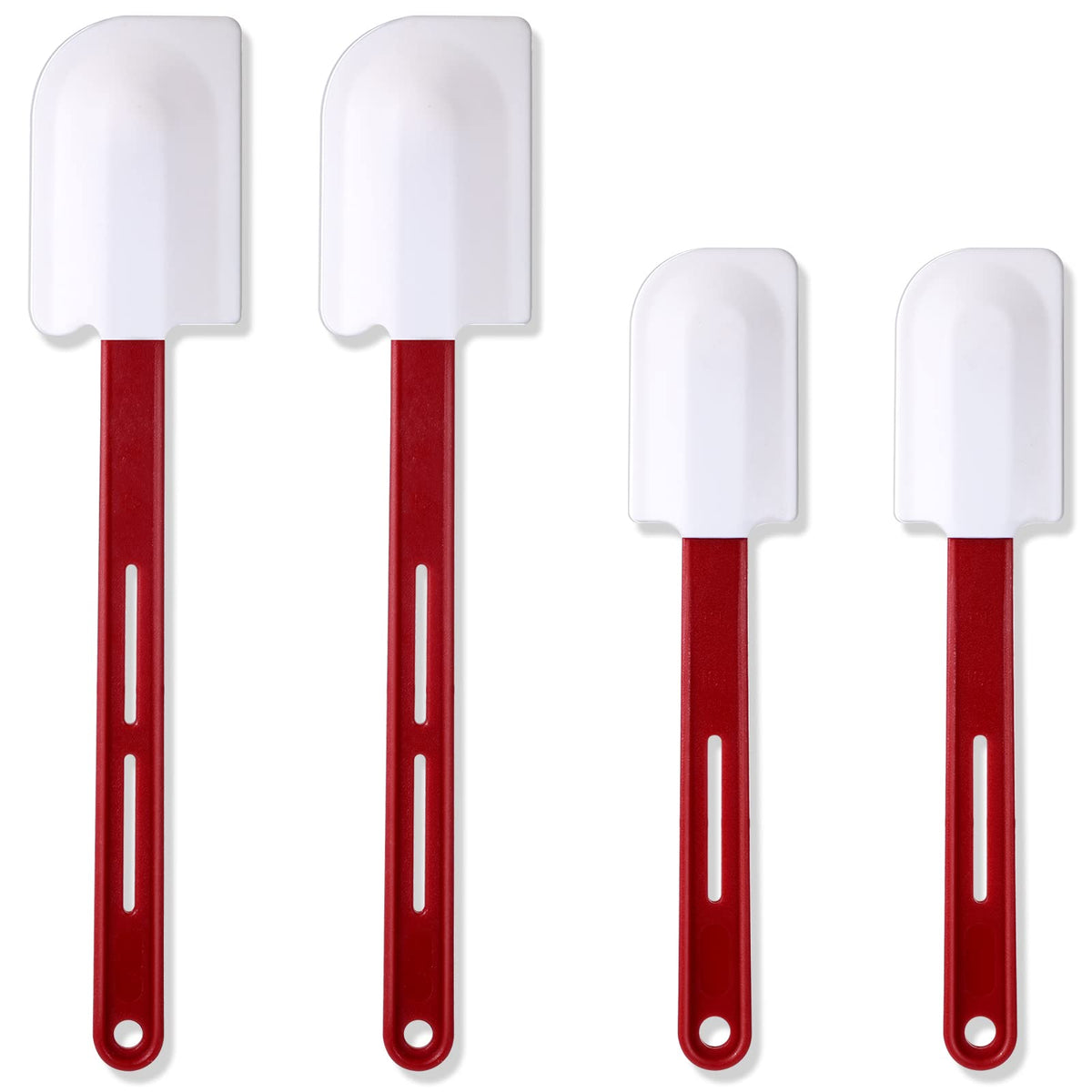 Norme silicone spatula 10-inch head for smooth scraping on nonstick pans