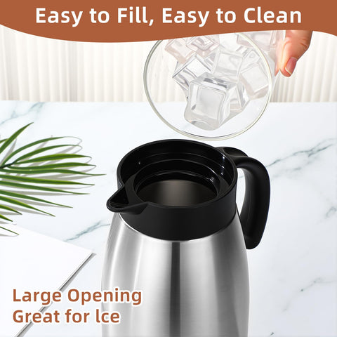 Norme carafe double wall insulation preserving hot or cold beverages