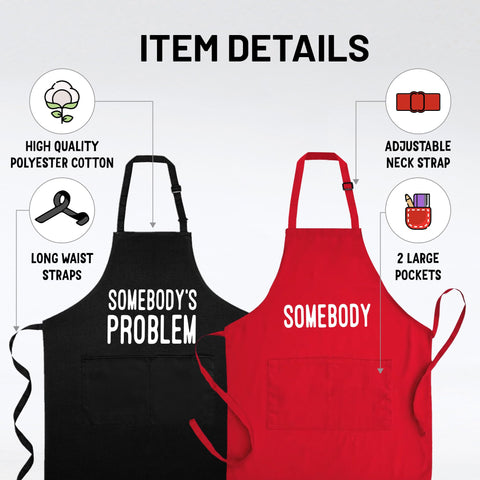 Norpaz gift-ready apron set for weddings, bridal showers, and anniversaries.