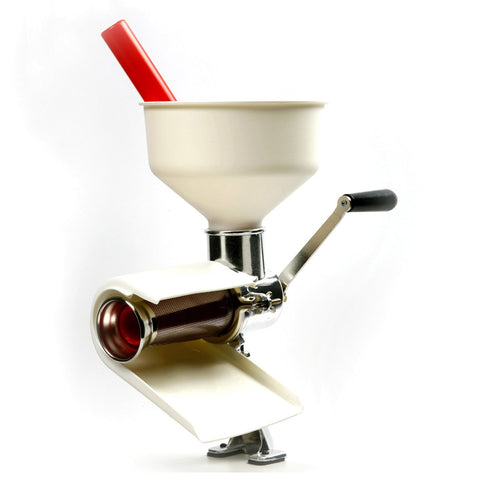 Norpro 1951 Sauce Master dimensions shown for compact storage.