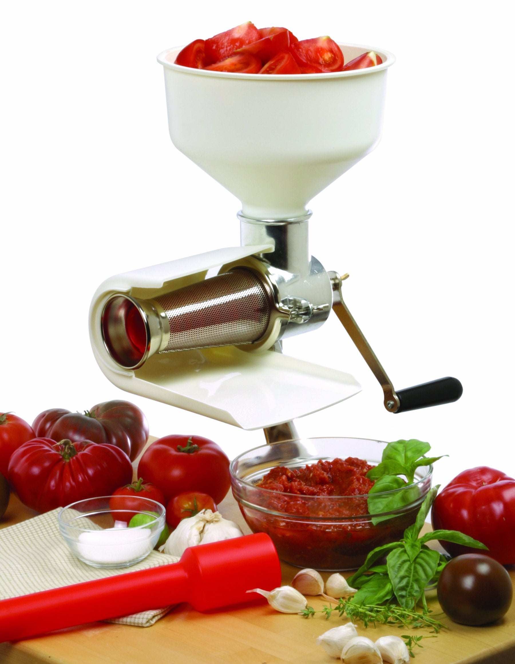 Norpro 1951 Sauce Master with included accessories for versatile cooking.