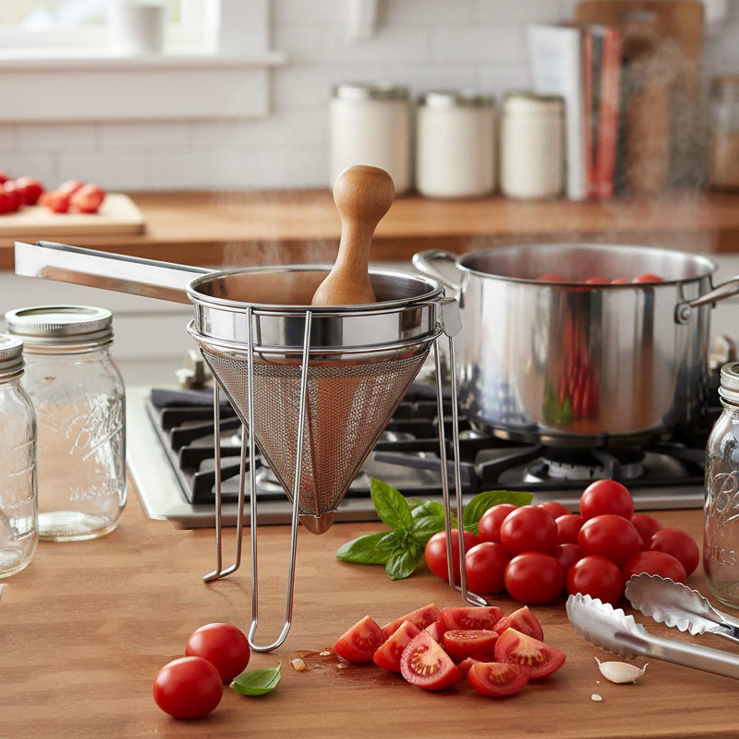 Norpro fine-mesh chinois filter for delicate purees and sauces