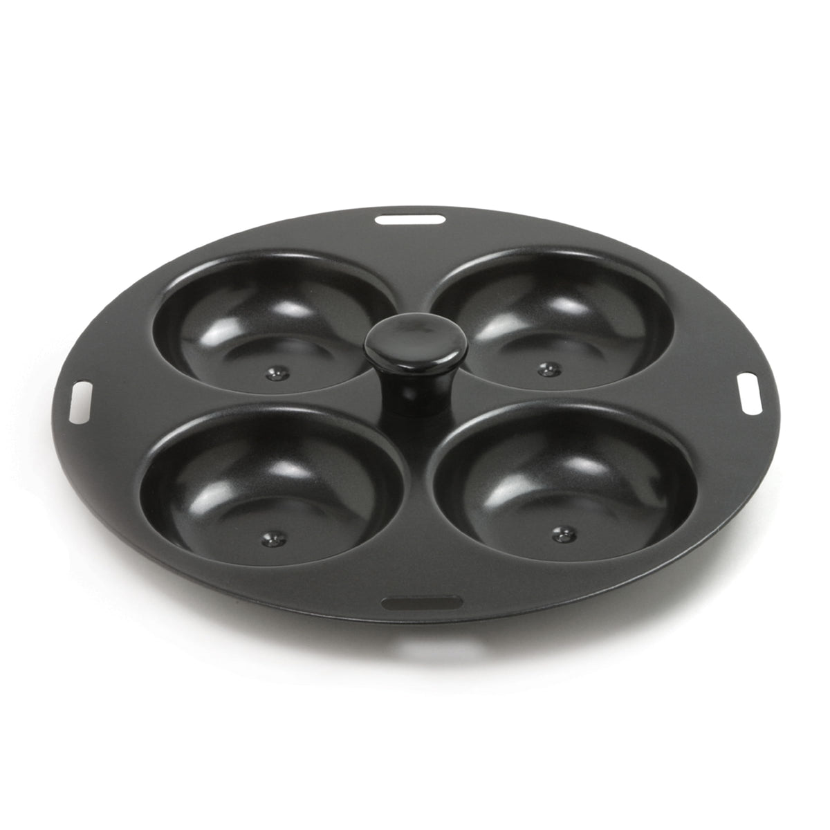 Norpro 992 poacher top view shows easy egg release for perfect breakfasts.