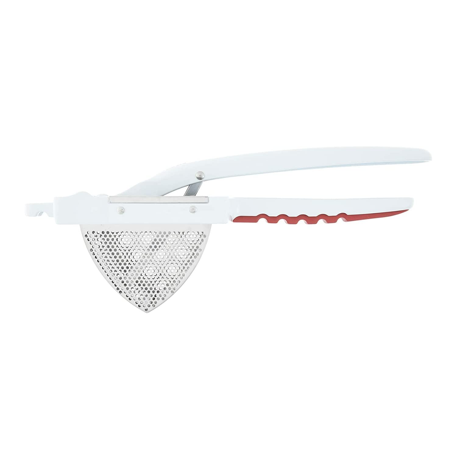 Norpro Deluxe Jumbo Potato Ricer perforated sides for effortless pressing