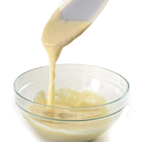 Norpro Grip EZ spatula with non-slip grip for comfortable use.