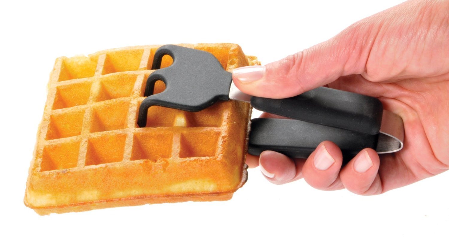 Norpro Grip-EZ silicone tongs with stay-cool handles for precise, non-slip cooking control.