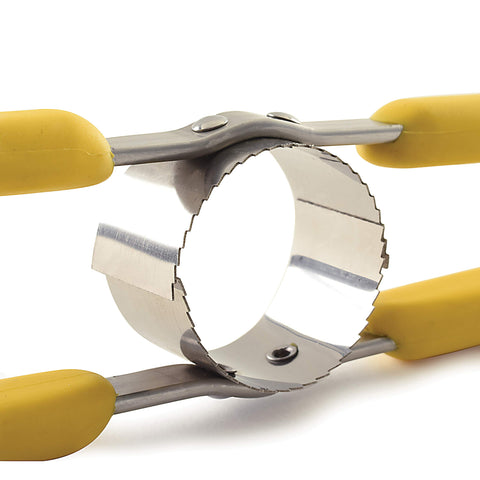 Norpro GripEz stainless steel teeth cut kernels cleanly