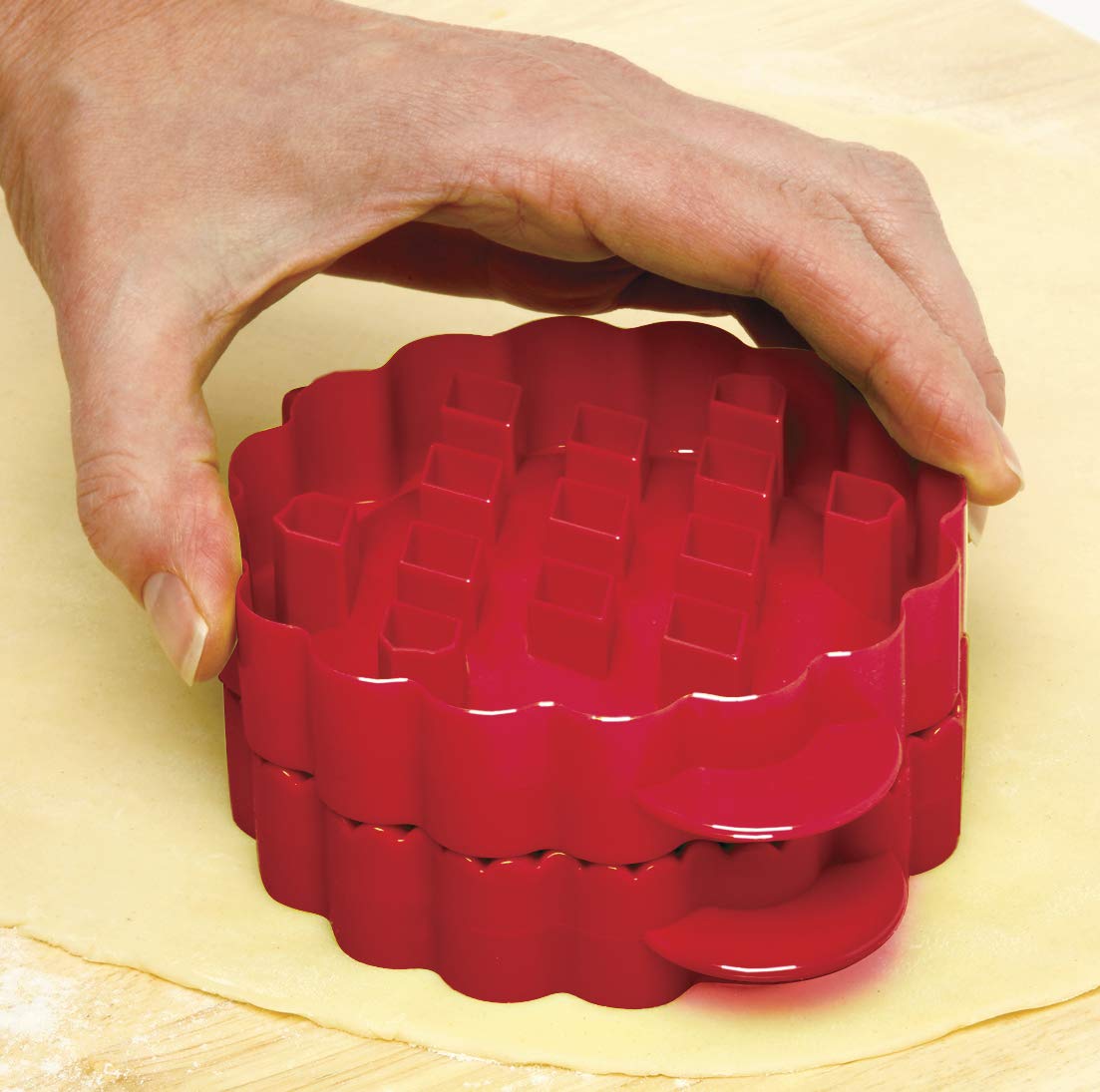 Norpro lattice mini pie mold made from BPA-free durable plastic for easy use
