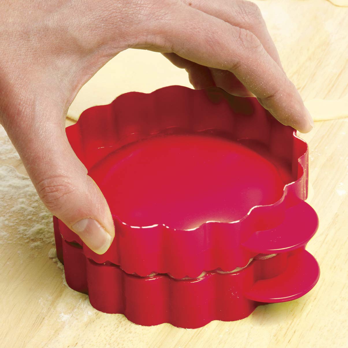 Norpro lattice mini pie mold includes a recipe booklet for ideas