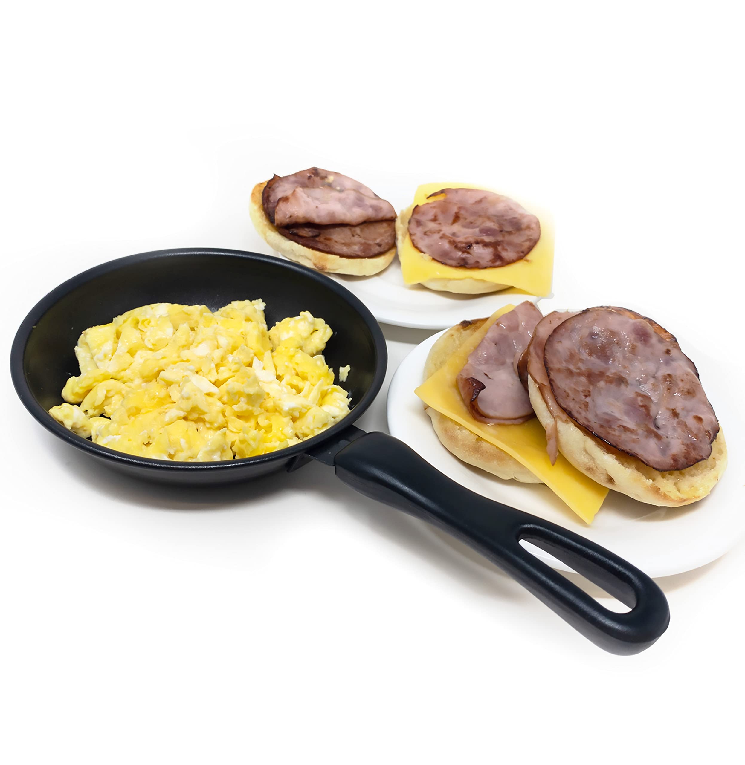 Norpro mini nonstick pan with stay-cool handle for safe, comfortable cooking.