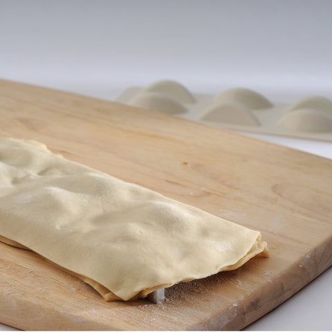 Norpro pierogi maker includes a recipe to start your cooking