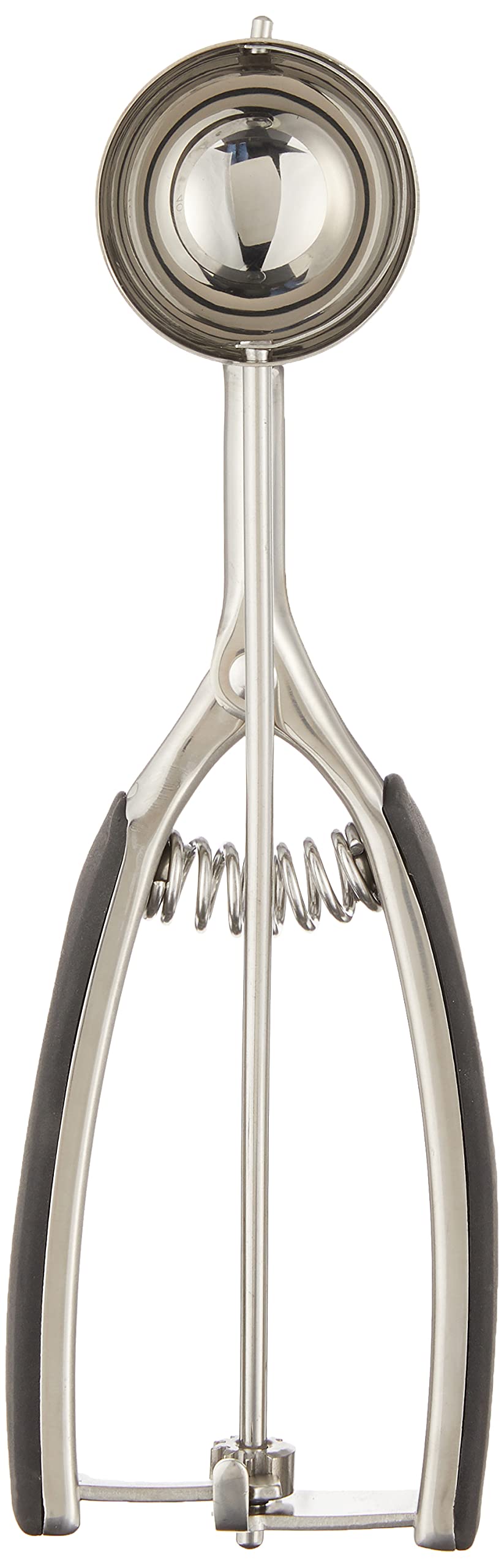 Norpro scoop with Santoprene handle forms even meatballs with easy release.