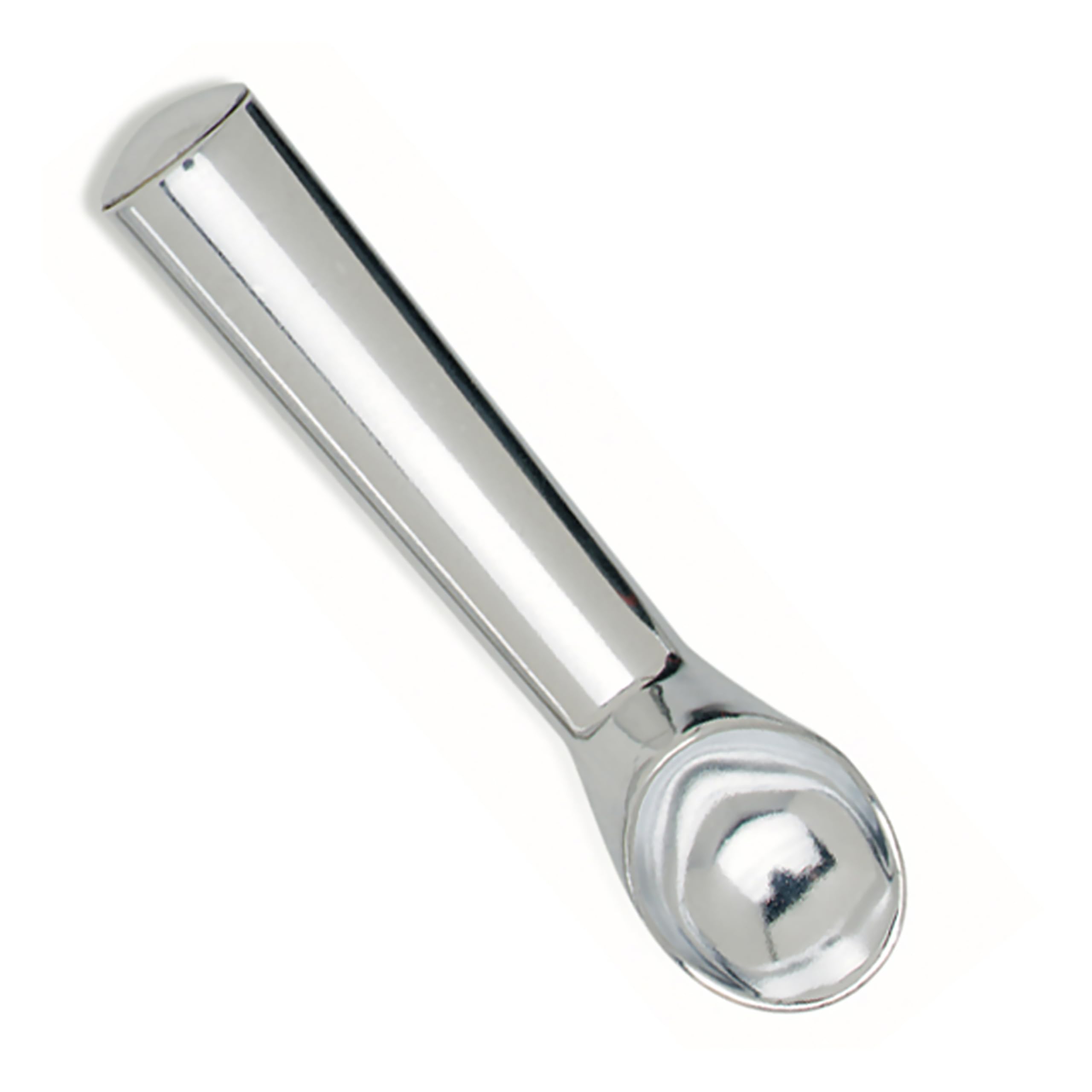 Norpro ice cream scoop 7-inch features defrost fluid inside the handle for smoother scooping