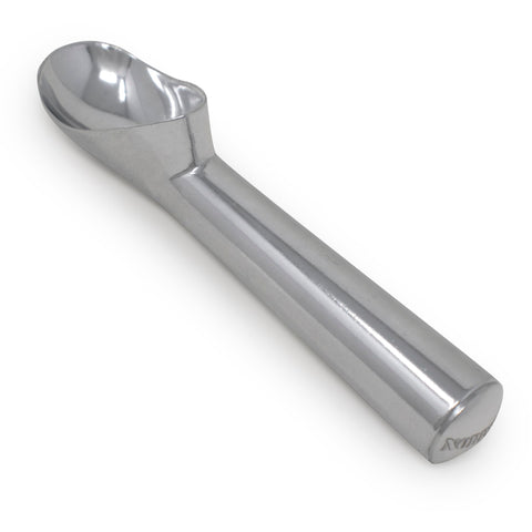 Norpro 7-inch silver ice cream scoop with smooth-scoop design for easy serving