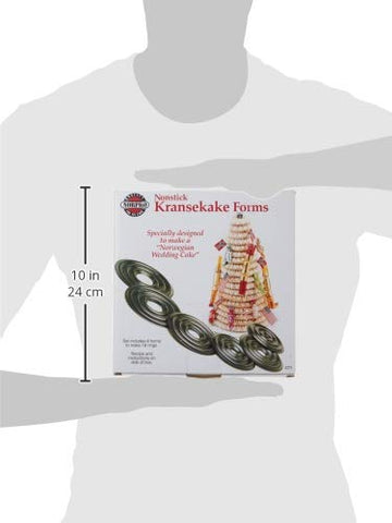 Norpro kransekake set helps host memorable events with traditional Norwegian dessert.