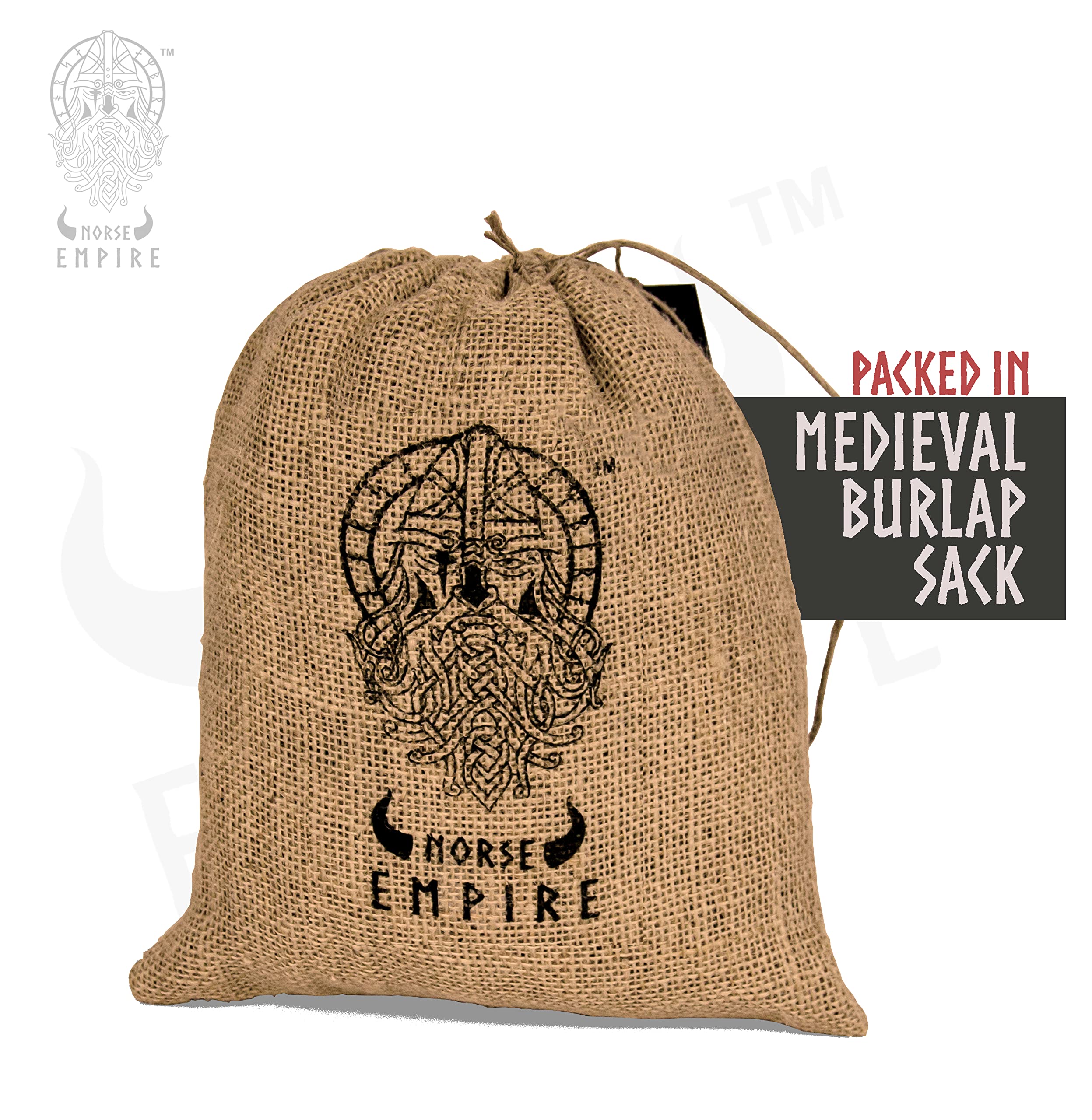 Gift bag included makes NORSE EMPIRE mug a ready gift for enthusiasts.