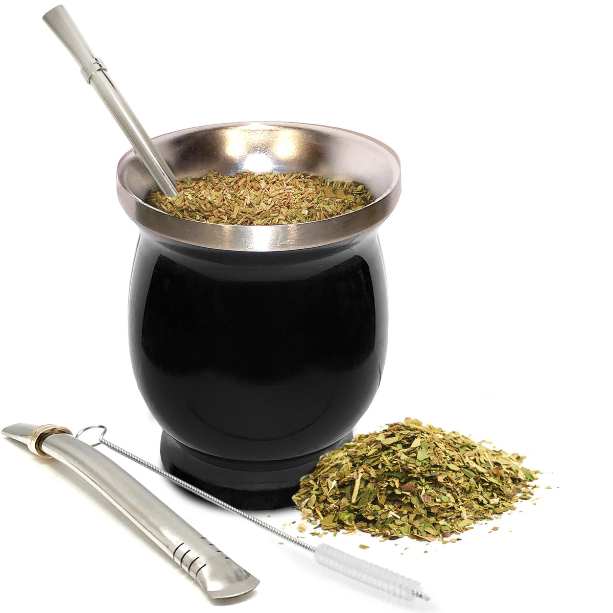 Norte Yerba Mate Cup Kit 8oz double-walled cup keeps drinks hot longer