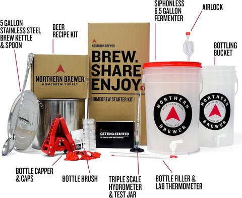 Northern Brewer bottle filler for precise bottle fills.
