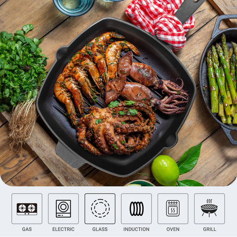 Northriver Casting easy-care grill pan instructions help prevent rust