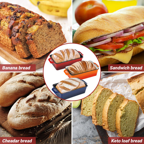 Northriver Casting even-heat distribution features thick walls for uniform browning across the loaf.