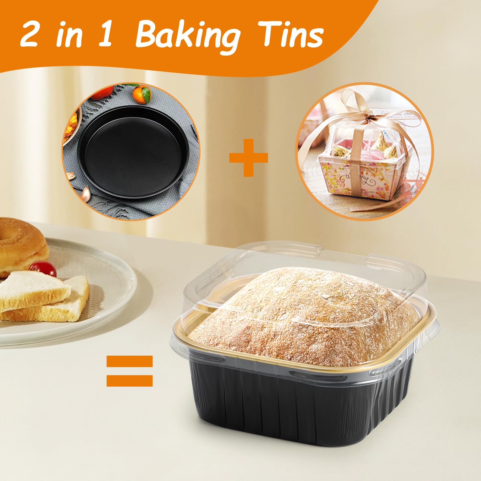 Norxziore foil cups deliver even heat for consistent baking results.