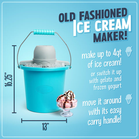 Nostalgia ice cream kit vanilla creme batch ready for flavor customization.