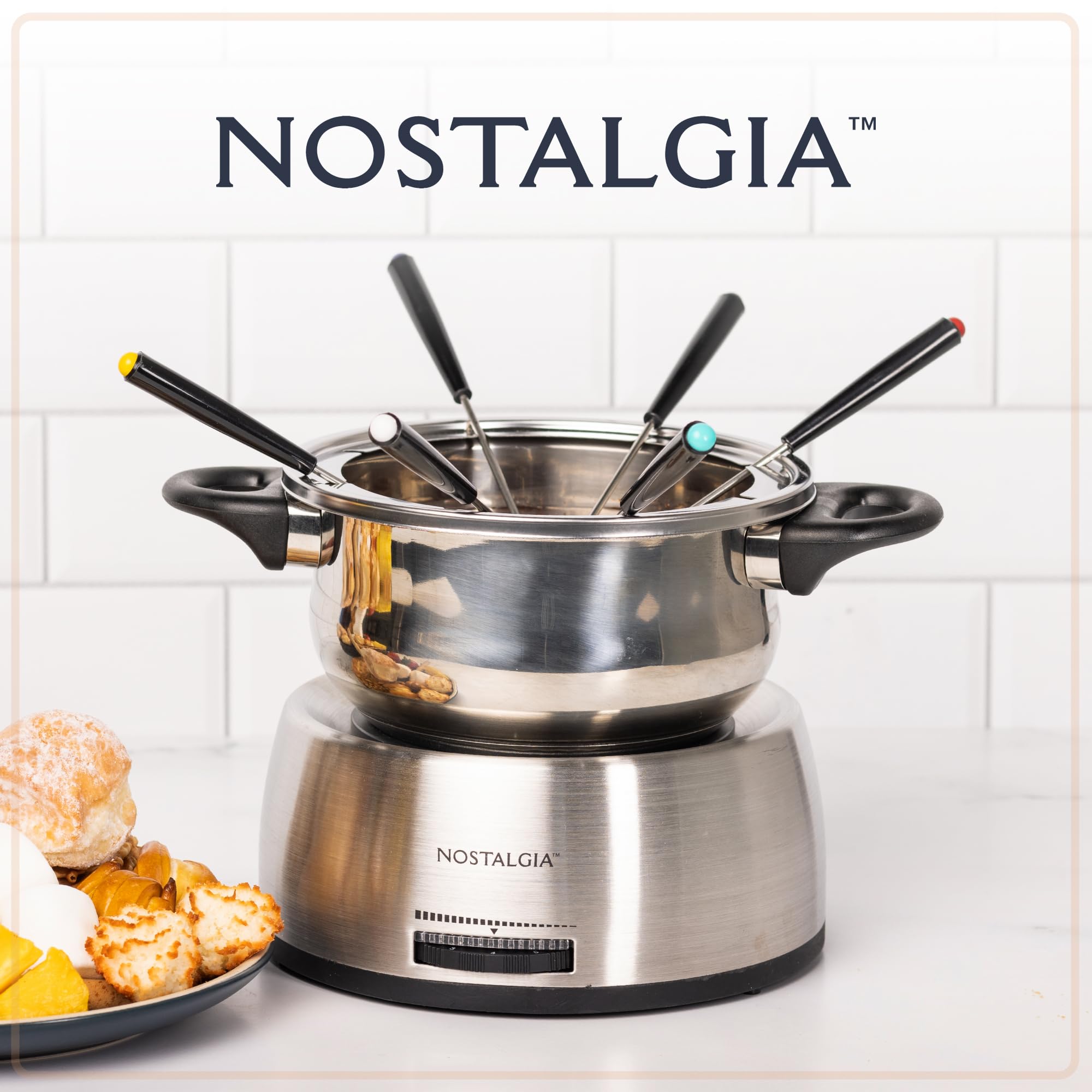 Nostalgia removable dishwasher-safe parts simplify cleanup after festive use