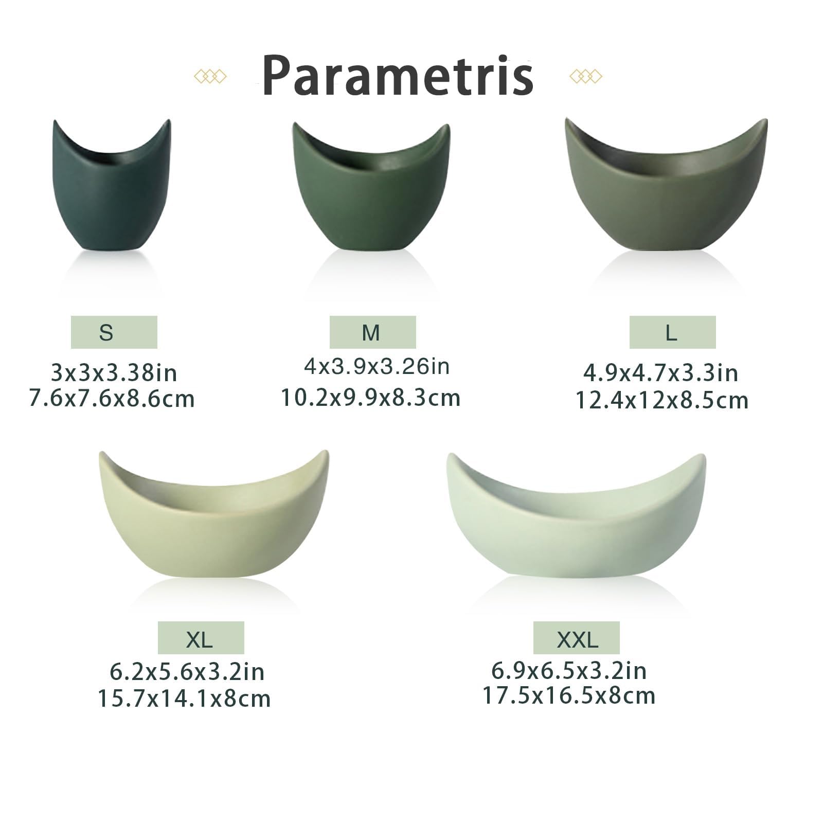 Notakia durable porcelain bowls in green withstand daily use and dishwasher cycles.