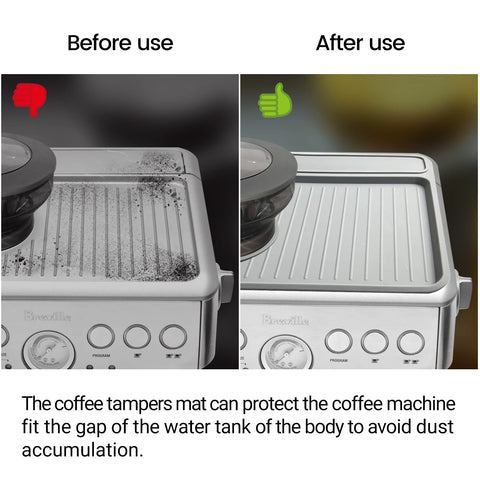 NOTSEK Anti-slip tamping mat prevents sliding on Breville surfaces