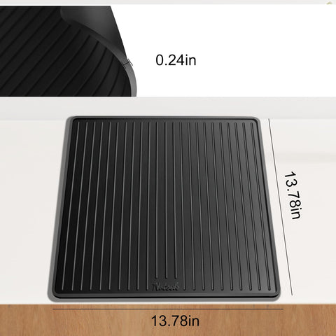 NOTSEK compact 13.78 by 13.78 inch mat fits Breville setups.