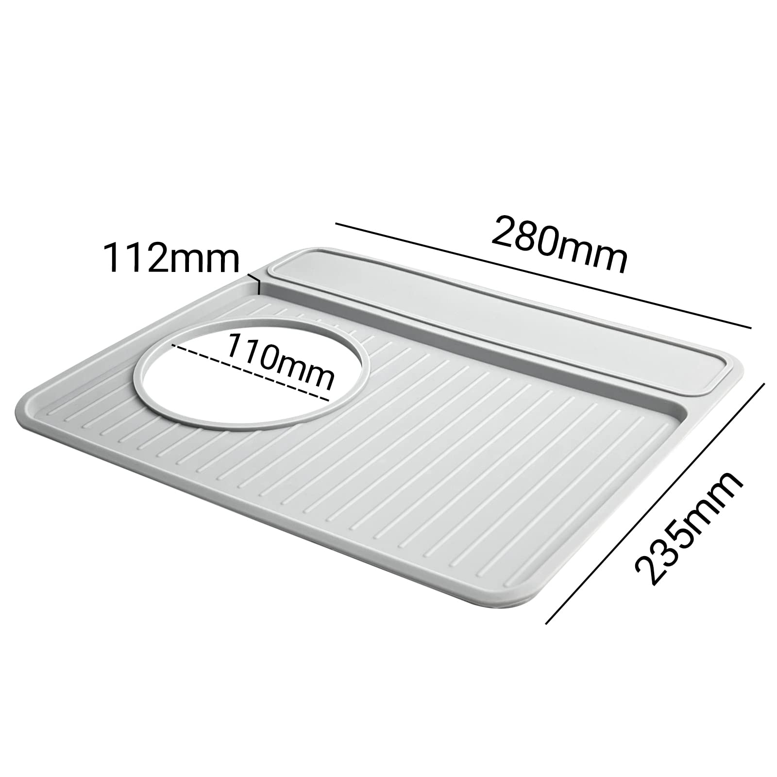 NOTSEK Easy-clean tamping mat, dishwasher-safe after busy espresso sessions