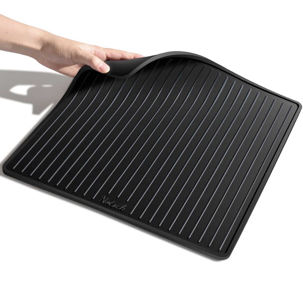 NOTSEK silicone coffee mat for Breville 870/880 protects counters from spills.