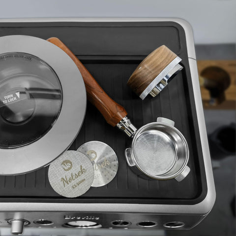 NOTSEK tamping mat water tank cover version helps protect the Breville workspace