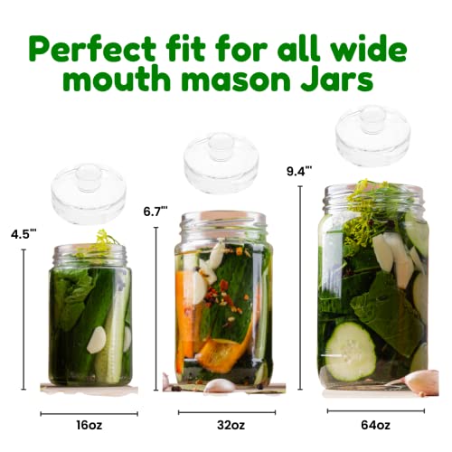 Nourished Essentials glass lids keep fermentation clean and mold-free.