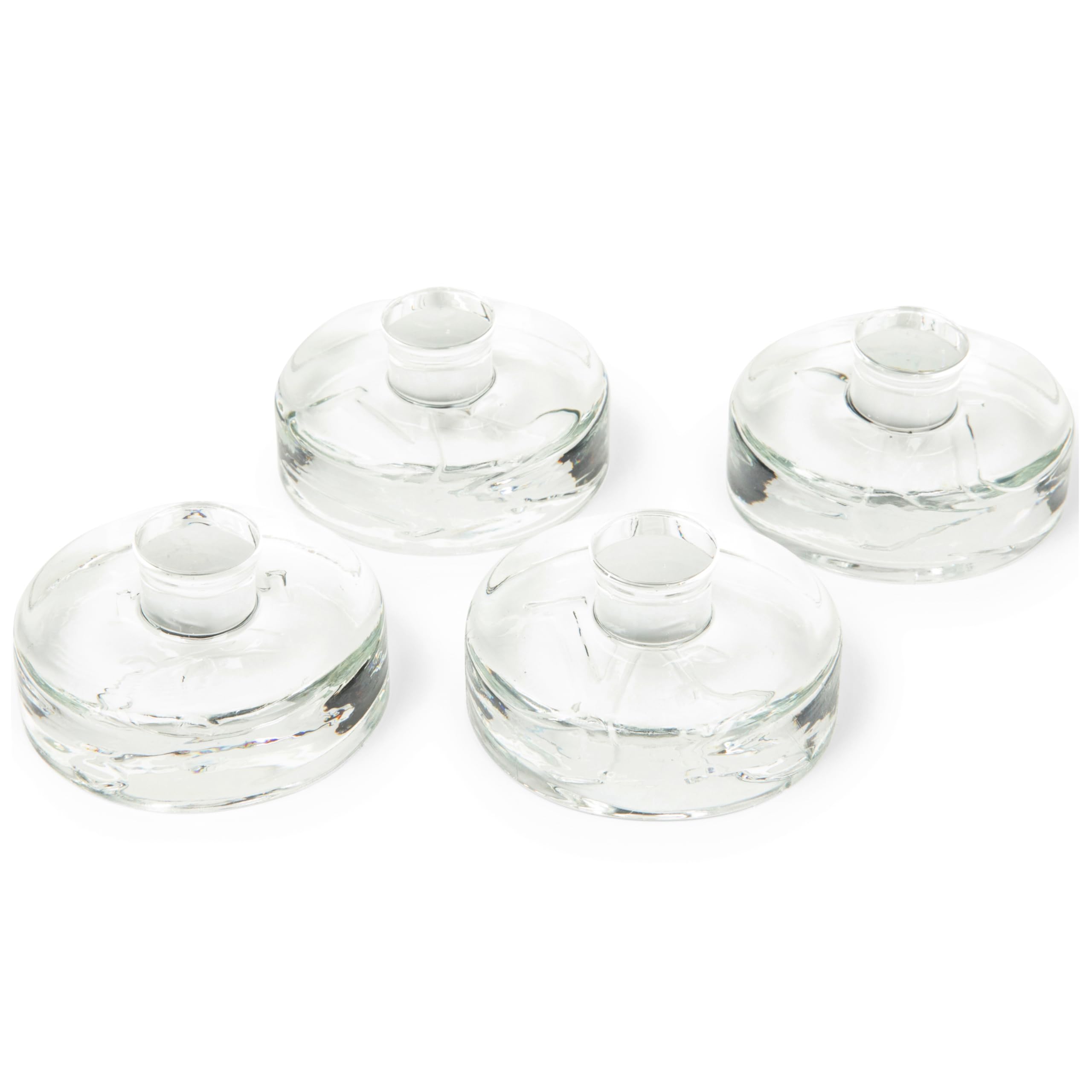 Nourished Essentials heavy glass fermentation weights set of four for wide mouth jars.