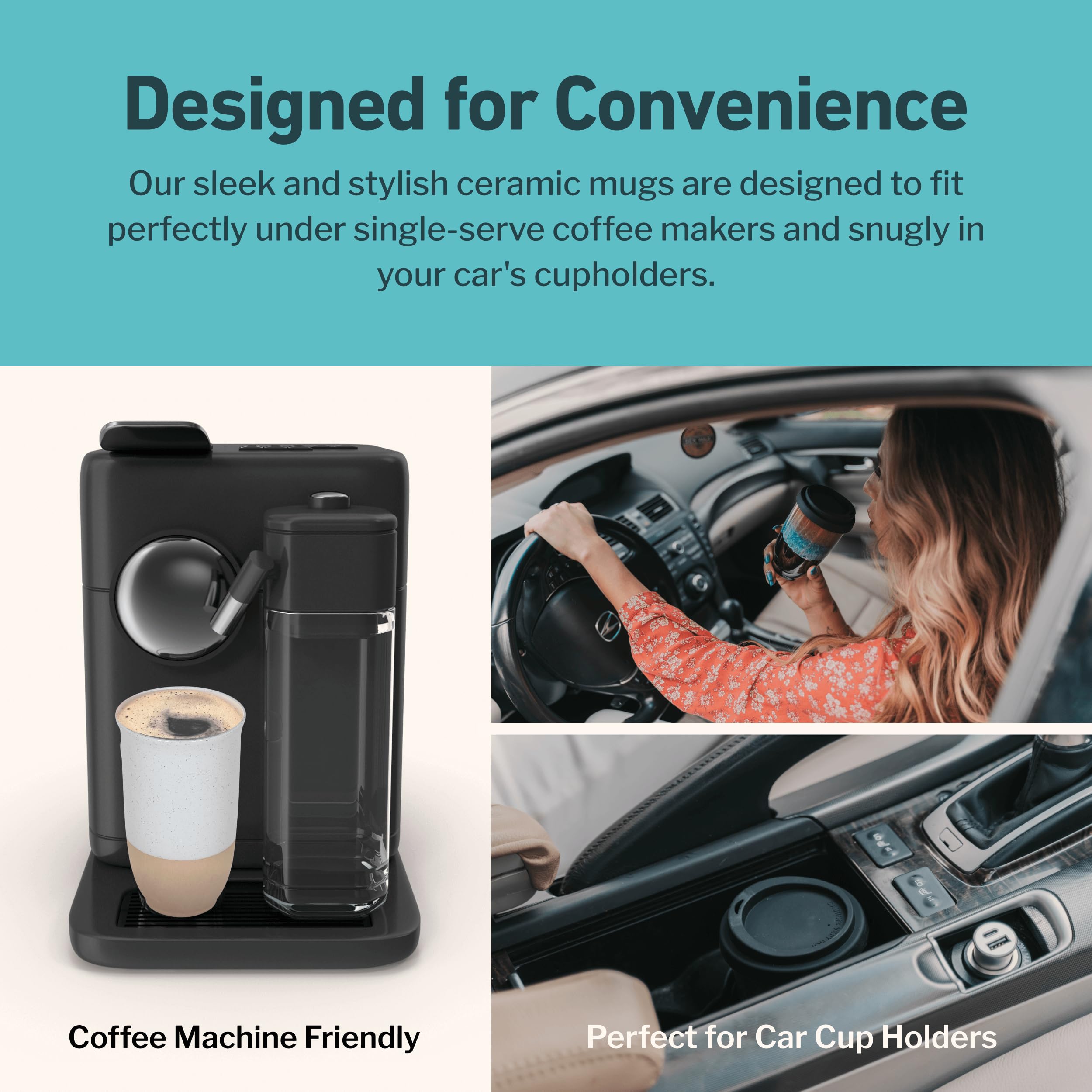 Nova Ceramics travel mug dishwasher-safe for easy cleaning after coffee sessions
