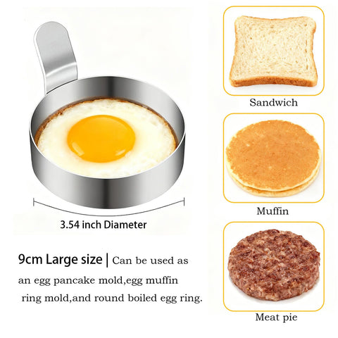 NovaFuse egg McMuffin ring on bread forming a neat patty