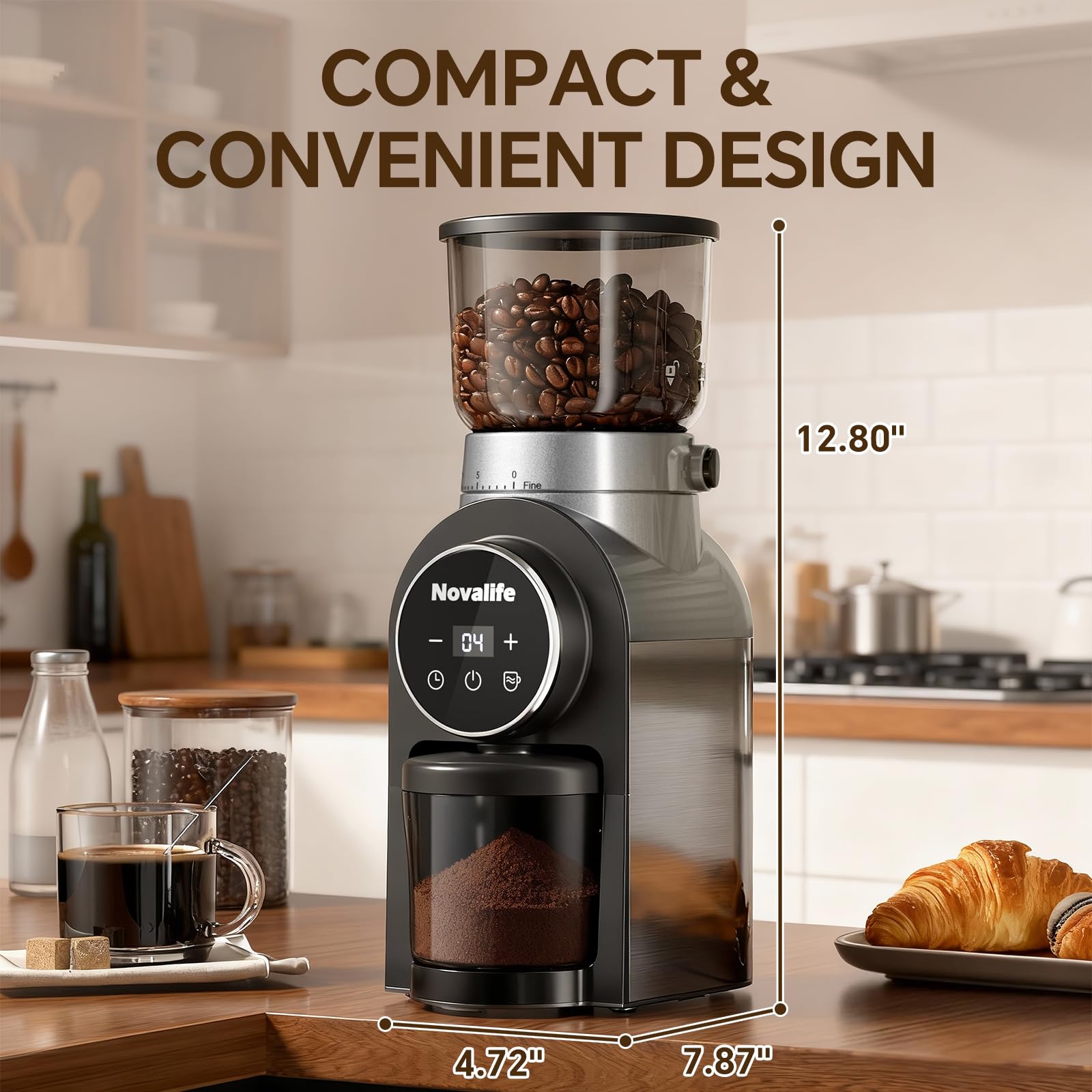 Novalife compact counter design fits modern kitchens