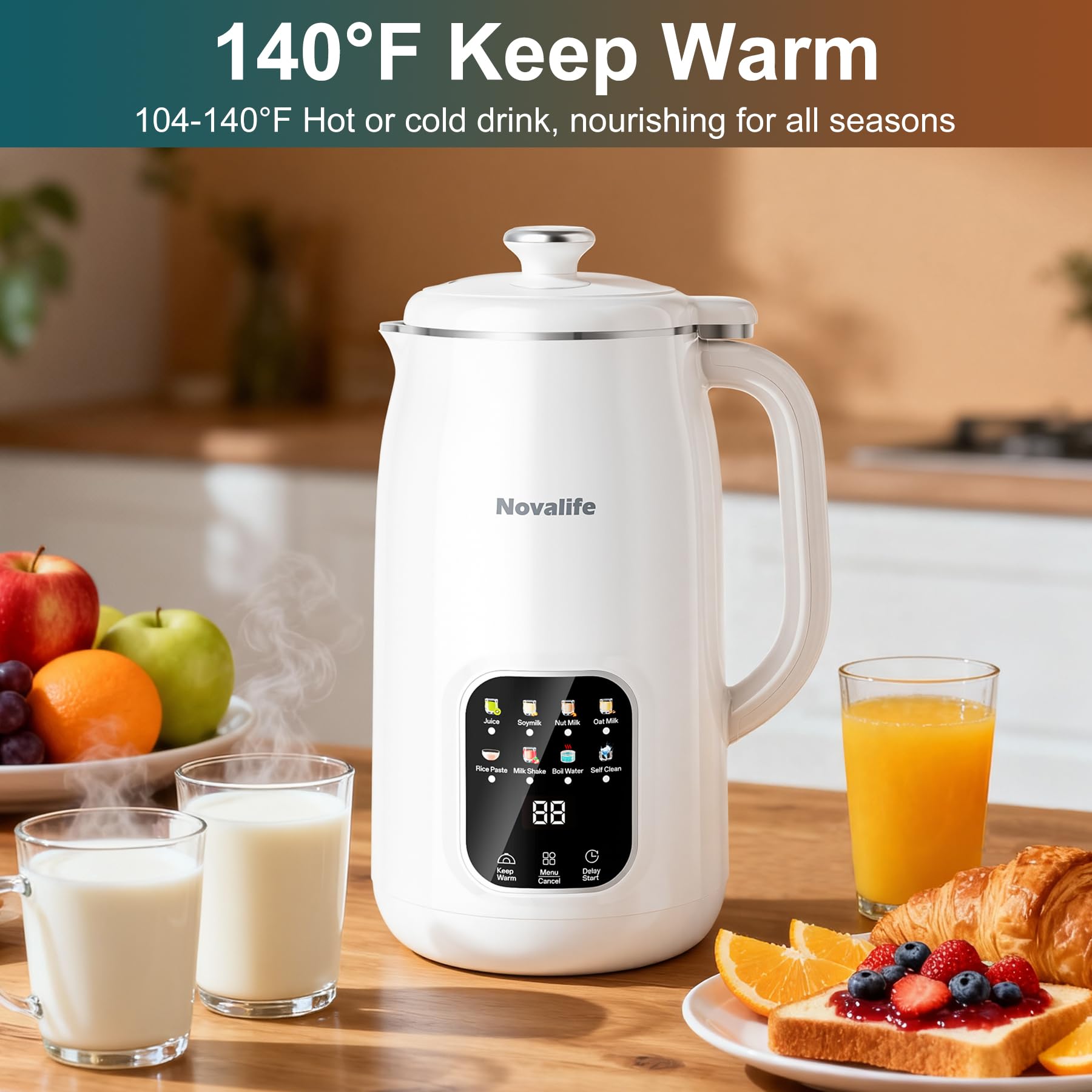 Novalife juice function for fresh fruit blends