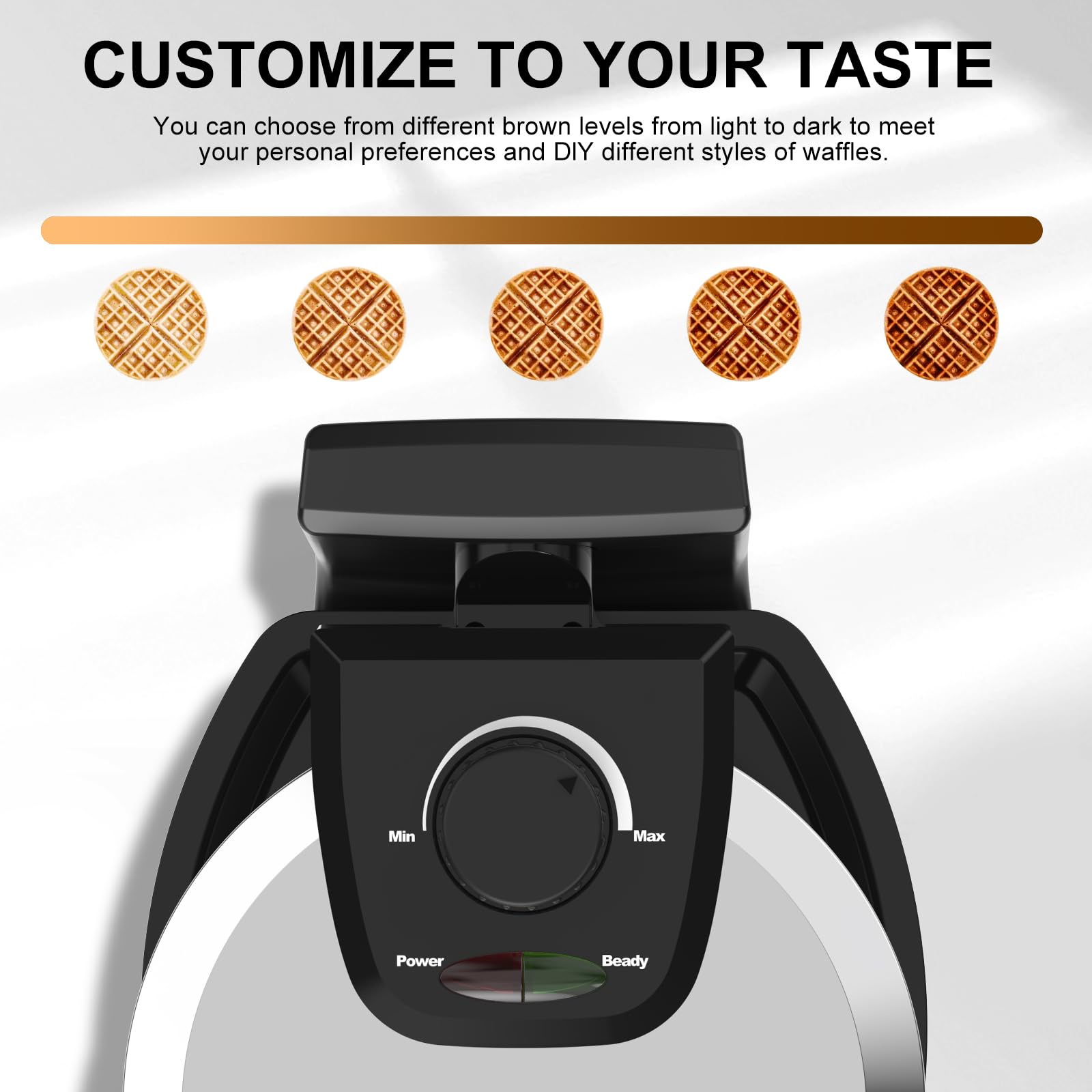 Novalife waffle maker removable drip tray for simple cleanup.