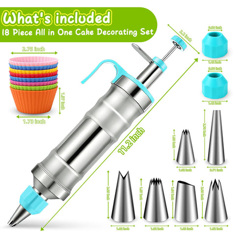 NOVANO professional-grade stainless steel piping tips ensuring durable use.