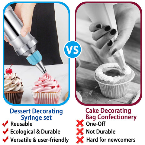 NOVANO two tip couplers enabling quick tip swaps during decorating.