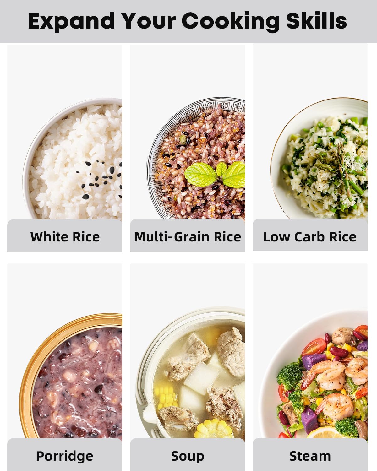 Novaspark 24h timer supports advanced meal planning and prep.