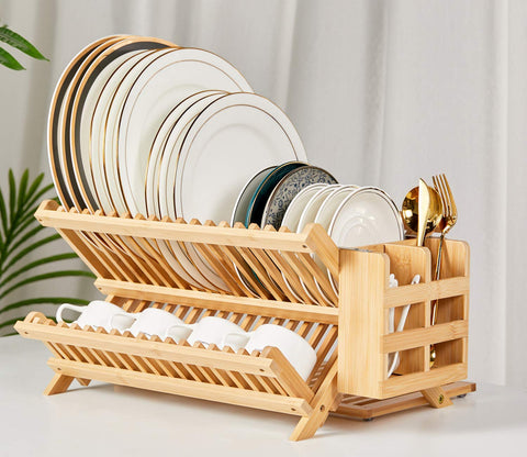 NOVAYEAH utensil holder attached to rack keeps silverware organized after cooking
