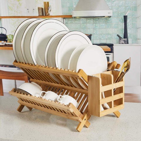NOVAYEAH countertop dish rack keeps counters tidy and dry