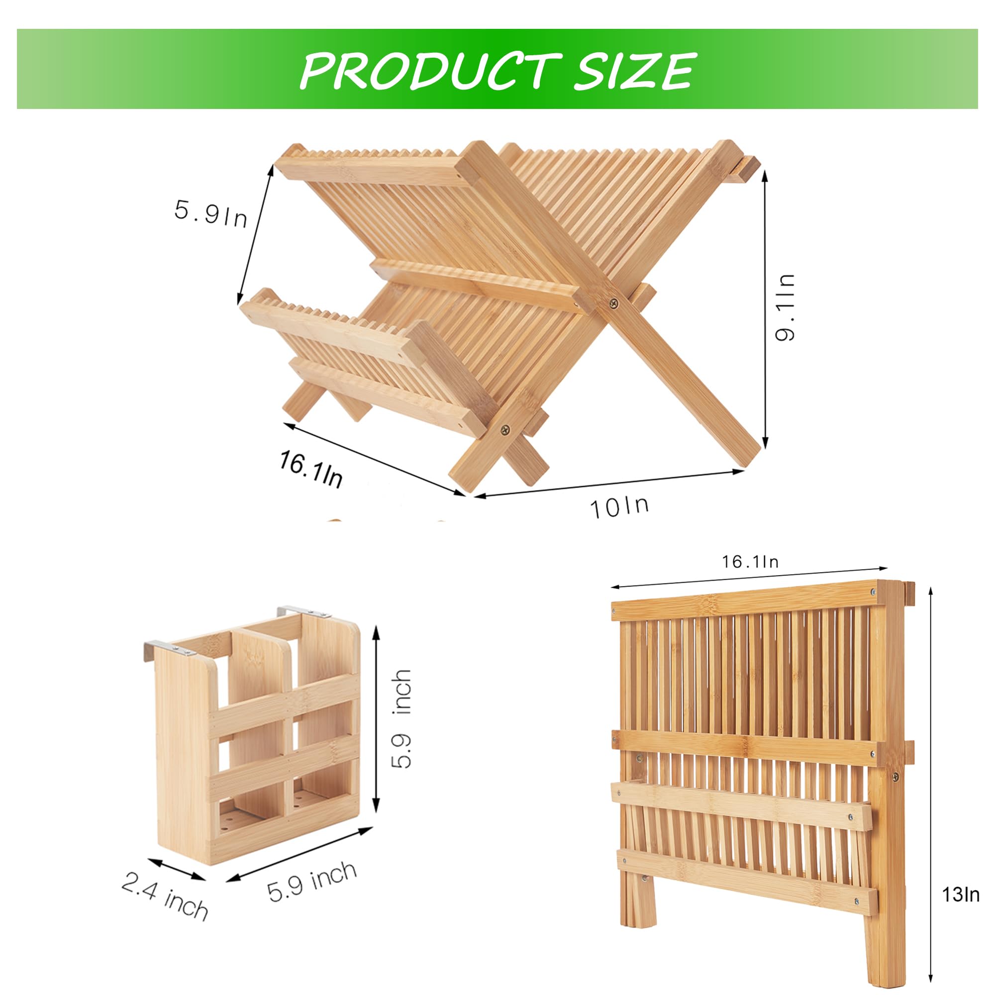 NOVAYEAH X-shape bamboo rack adds natural kitchen decor