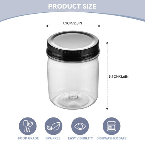 novelinks close-up of airtight screw-on lid on a clear jar preventing spills